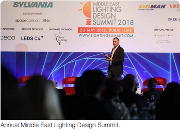 Middle East Lighting Design Summit to begin next week